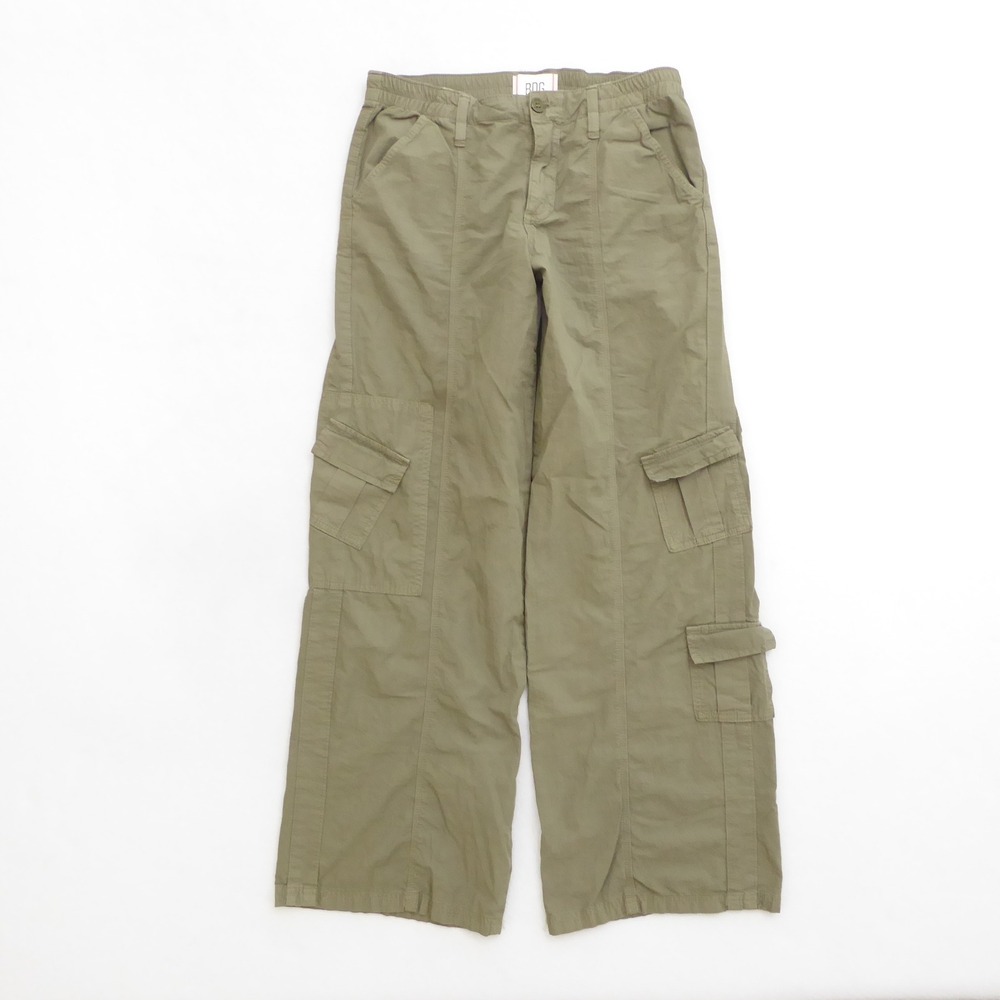 BDG Olive Green Wide-Leg Cargo Pants